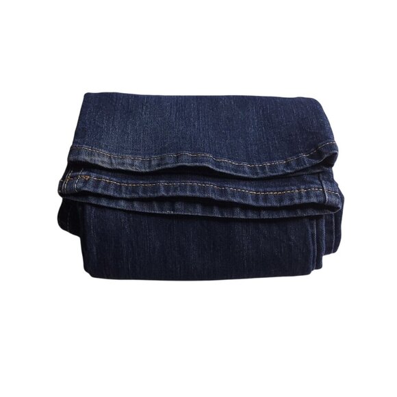 Maurices Womens Bootcut Jeans 7/8 Dark Wash Low Rise Stretch - Picture 6 of 7